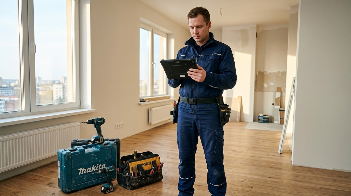 Мастер работает с MasterSmeta